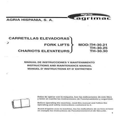 Manual usuario agria th 30.21;th-30.25;th-30.30