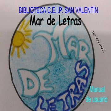 Guía Biblioteca Mar de letras | PDF