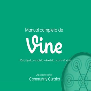Manual de Vine en español. Tutoria...
