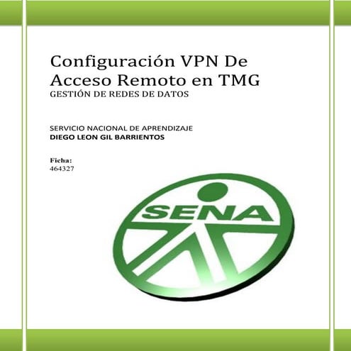 Configuración VPN de Acceso remoto con TMG