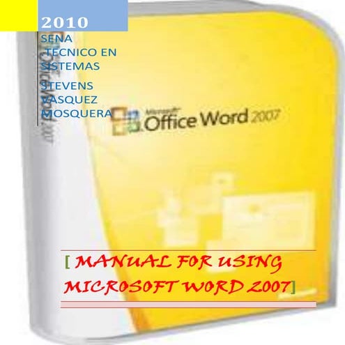 Manual word 2007 ingles