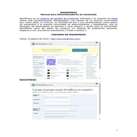 Manual Básico de Wordpress