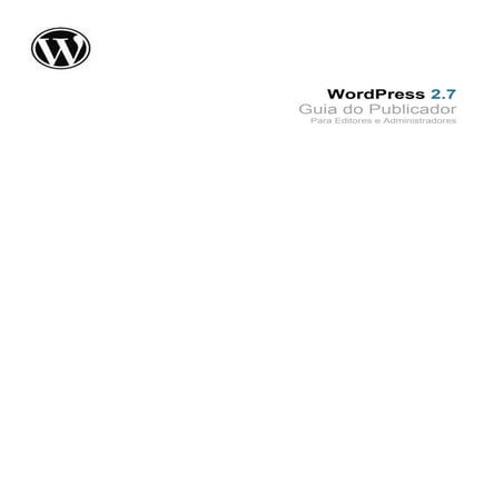 Manual WordPress 2.7 | PDF