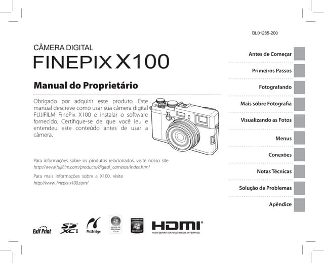 Manual_X100 - Fuji Photo Camera Digital Finepix X100.pdf