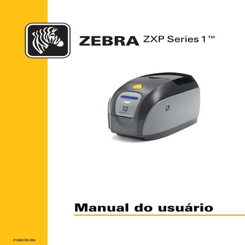  ZXP1 - Manual de Usuário Para Impressora