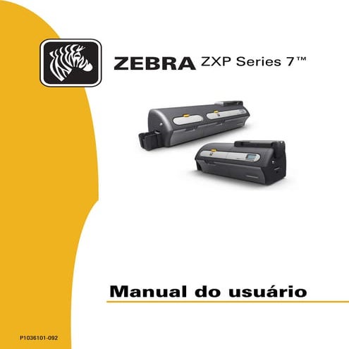 ZXP7 - Manual de Usuário Para Impressora