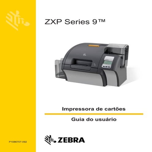 ZXP9 - Manual de Usuário Para Impressora