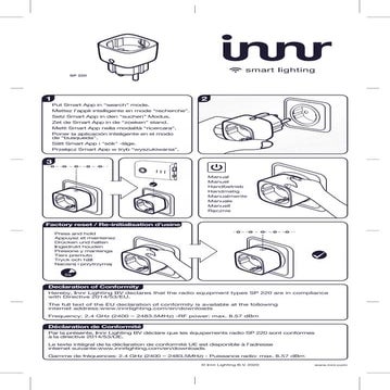 Super Slim Connected Plug - Zigbee 3.0 - Innr