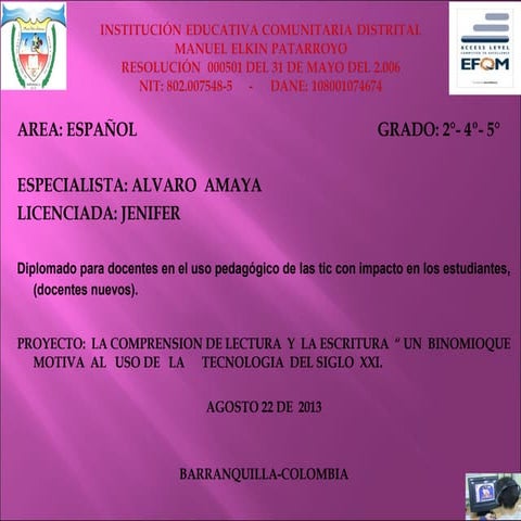 Manuel proyecto la lectura jenifer y profesora..4