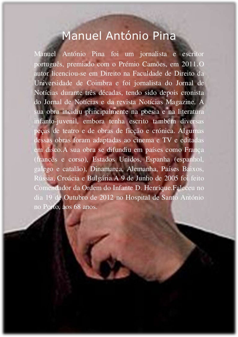 Manuel antónio pina