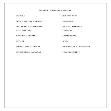 Manuel  Antonio  Andujar