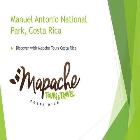 Your Journey to Manuel Antonio Begins with Mapache Tours | PDF