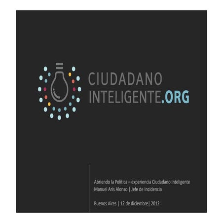 Manuel Aris Alonso en el Foro PoliTICs #Joven