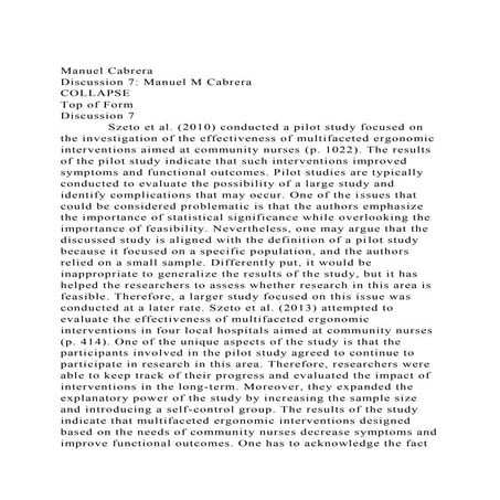 Manuel Cabrera Discussion 7 Manuel M CabreraCOLLAPSETop of .docx
