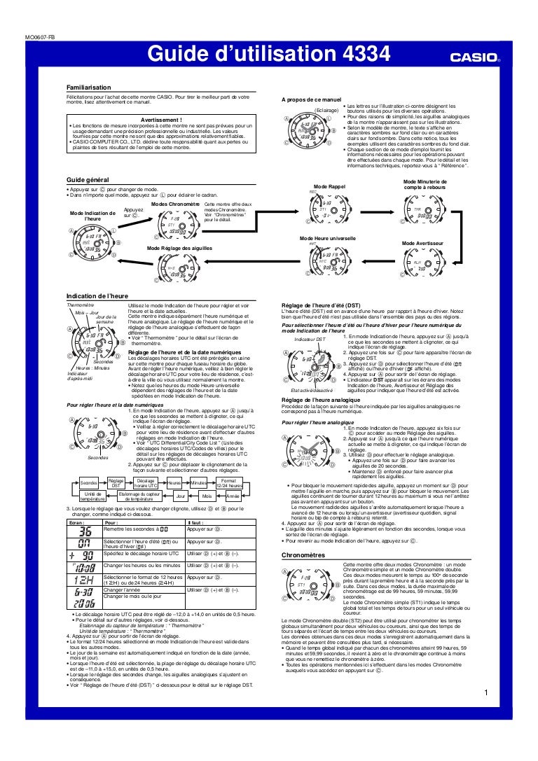 Comment Changer Regler Montre Casio G Shock GA-2100-1A1ER Casio G
