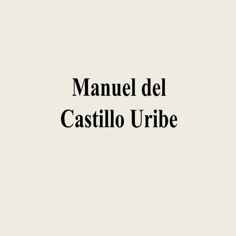 Manuel del Castillo Uribe