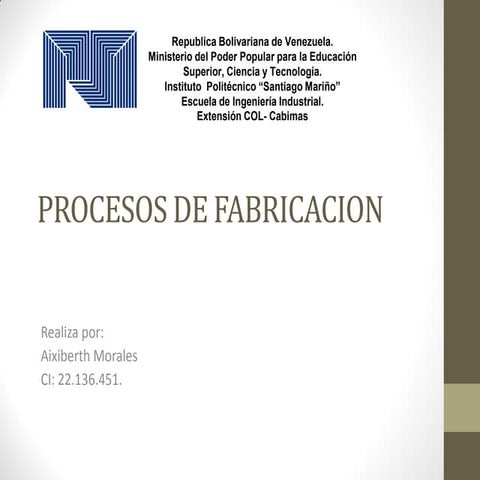 Manufactura mapa mental