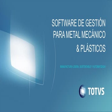 Manufactura - Metalmecanico y Plasticos