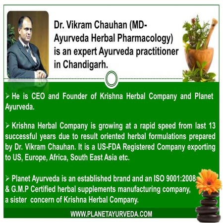 Manufacturer & Exporter of Ayurvedic Medicines/ Treatments - Planet Ayurveda