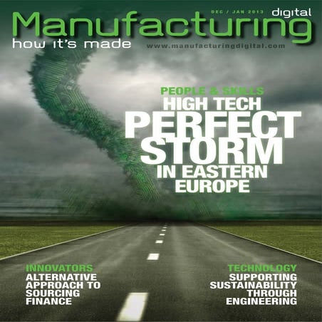Manufacturing Digital Magazine   High Tech Industry Perfect Storm Cover
