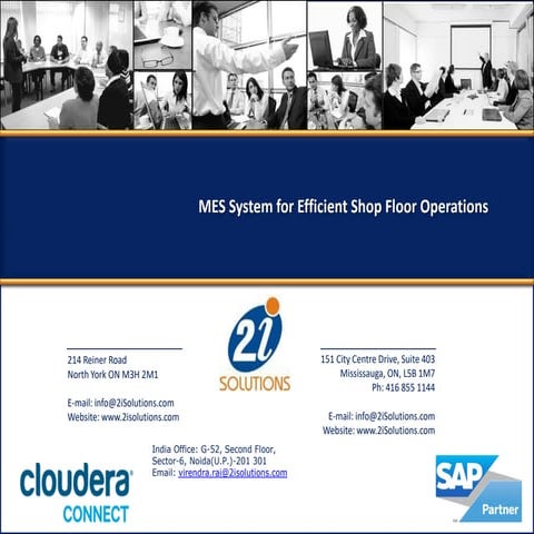 Manufacturing execution system   from 2i solutions