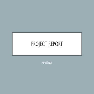 Manufacturing Management Project Report Aditya Dar (1).pptx