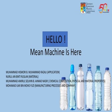 Manufacturing Processes of Plastic Bottle