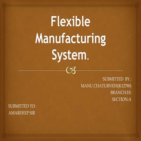 Manu facturing ppt