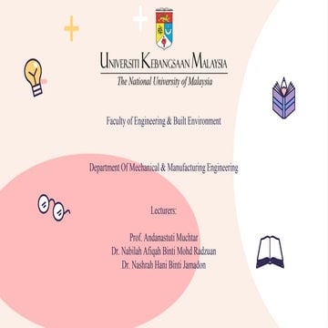 KKKM2833 - Manufacturing Process of Soccer Ball