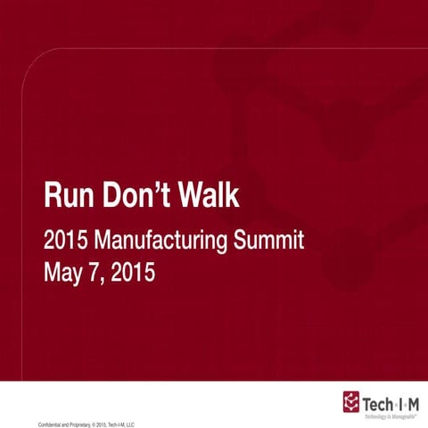 Manufacturing summit with links