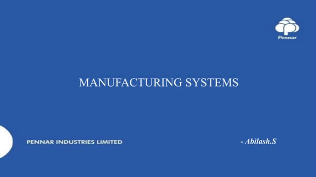 Manufacturing Methods / Production Techniques