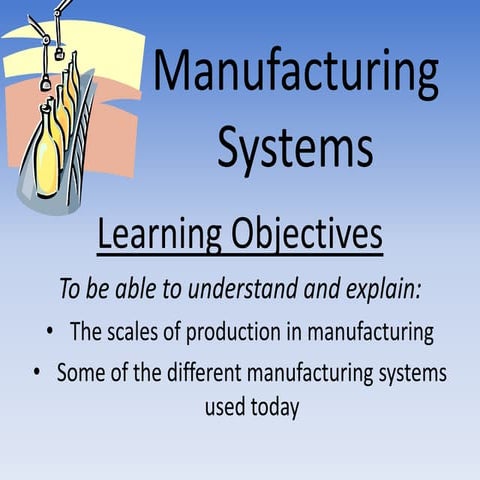 Manufacturing systems powerpoint