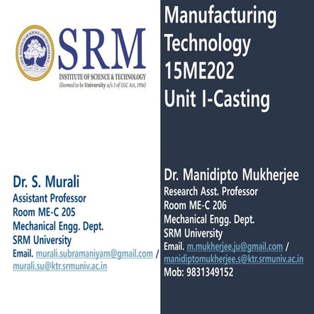 Manufacturing Technology complete course