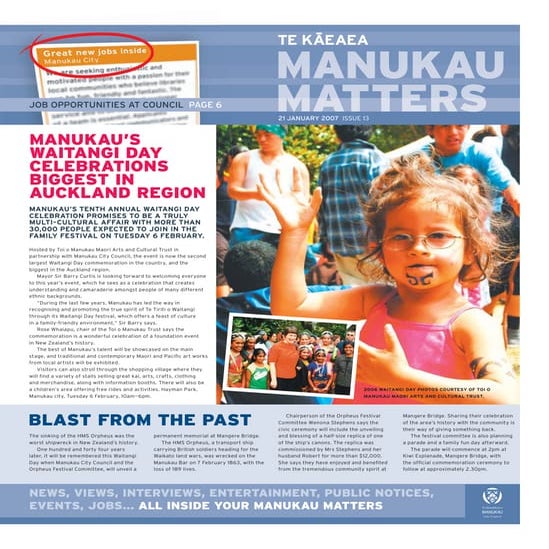 Manukau matters issue 13 2007