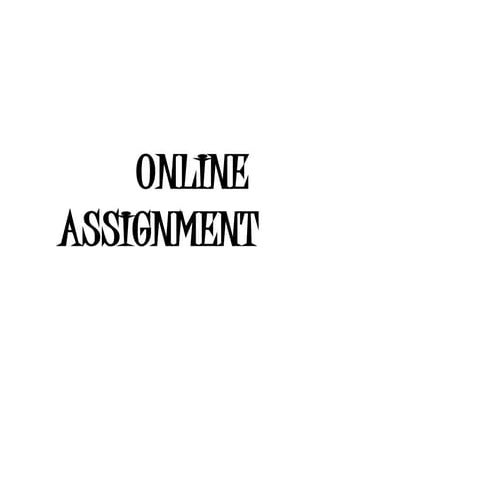 onlineassignmnt