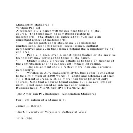 Manuscript standards  1Writing ProjectA research-style pap.docx
