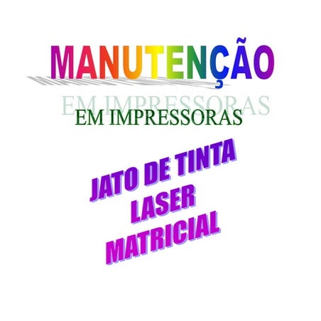 Manutenção de impressoras