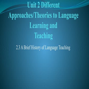 Dr. Shaikh Tahemina Naaz Approaches , Methods and Techniques of Teaching Engl...