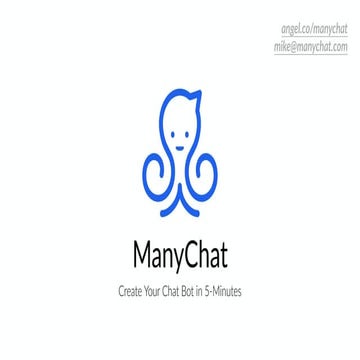 Manychat Pitch Deck