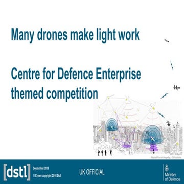 many drones make light work themed competition 22 September 2016