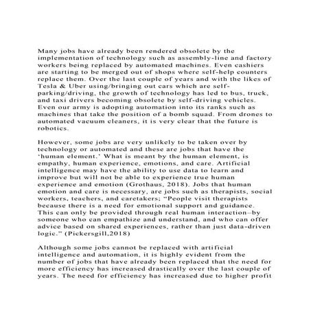 Many jobs have already been rendered obsolete by the implementat.docx