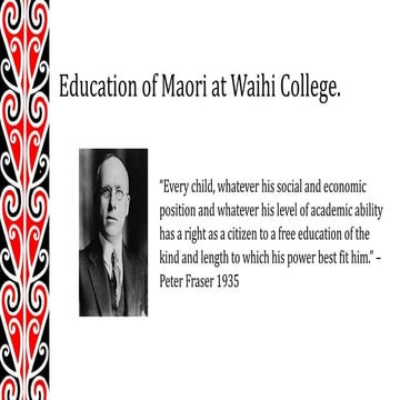 Maori achieving as maori