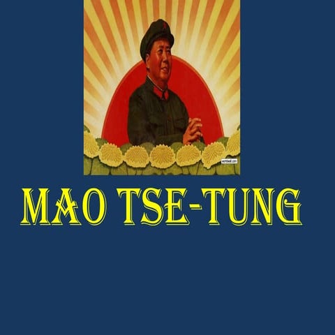 Mao tse tung a transformational leader and his guerilla war