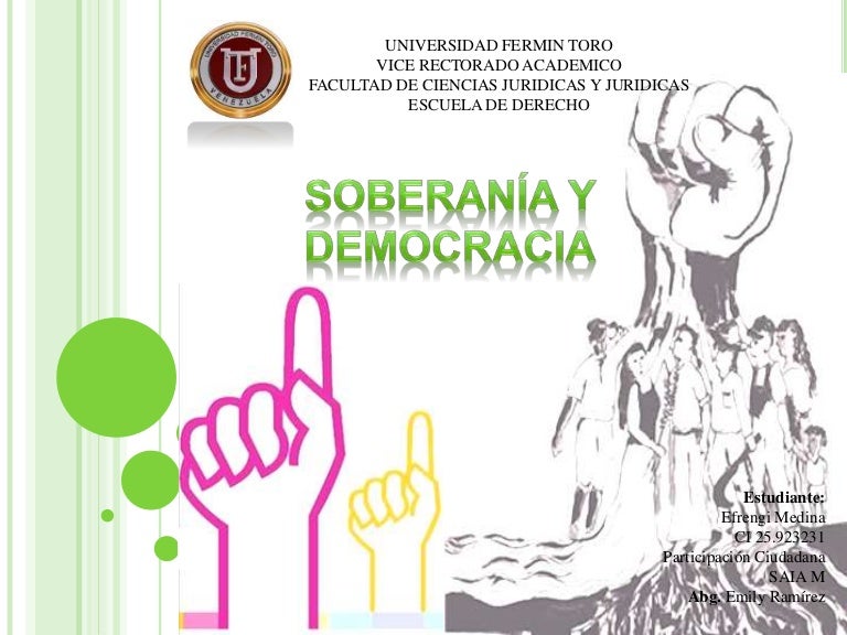 Mapa conceptualsoberanía y Democracia participativa Mapa conceptualsoberanía y Democracia participativa