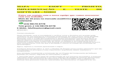 MAPA - ESOFT - PROJETO, IMPLEMENTAÇÃO E TESTE DE SOFTWARE - 532023.docx