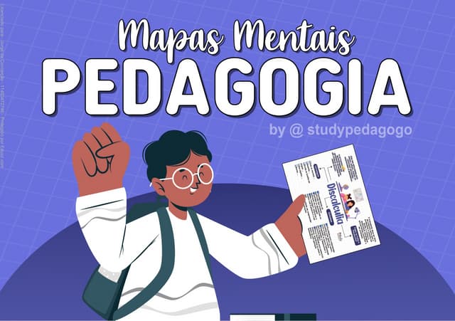 Mapa-Mental-Pedagogia para estudar pra concurso