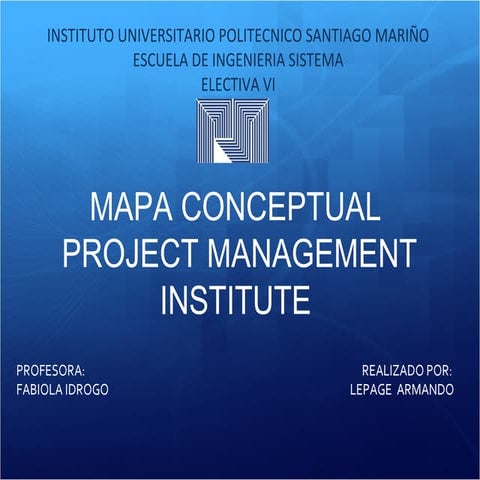 PMI Project Management Institute - Mapa conceptual | PPSX