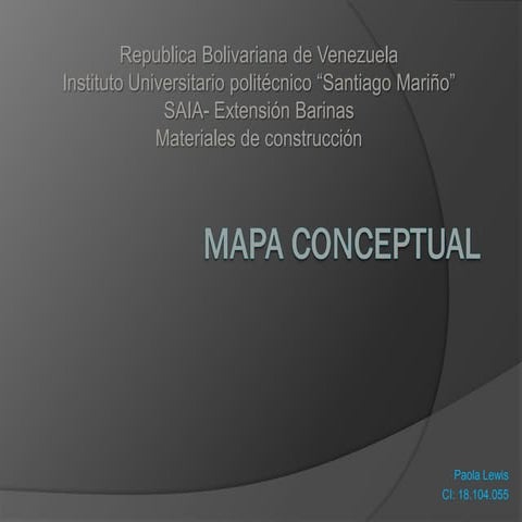 Mapa conceptual