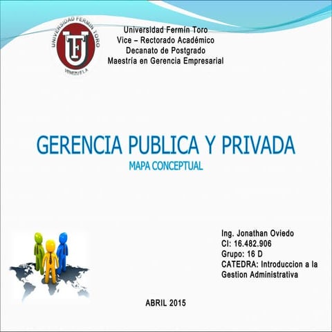 Mapa conceptual   gerencia publica y privada