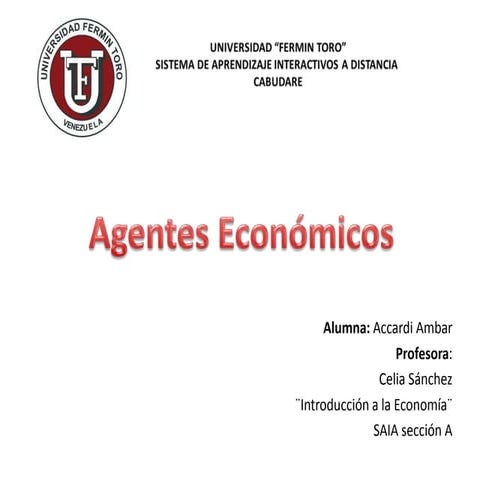 Mapa conceptual agentes economicos